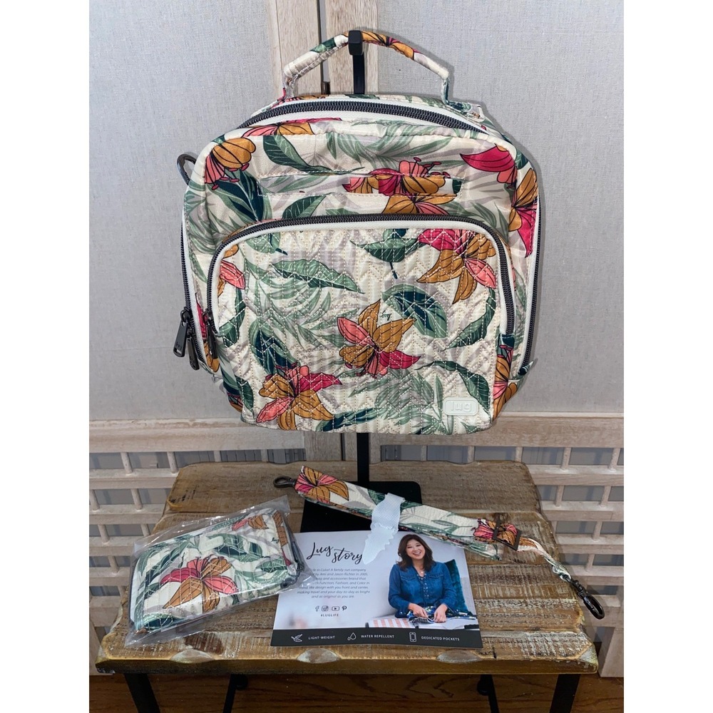 LUG Ranger Convertible Backpack in Lily Sand, Rodeo Wallet, Strap, NWT - Picture 2 of 11